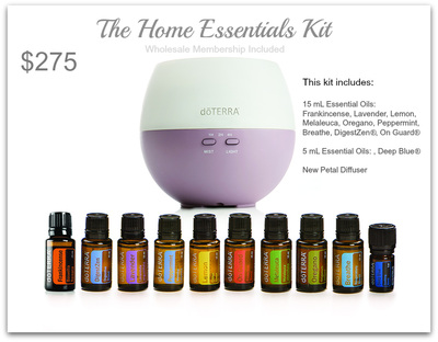 Essential Oil Samples - Home